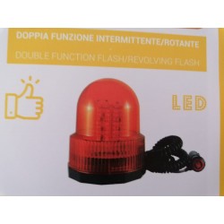 Lampada Alogena Magnetica Rotante 100Led. Per veicoli industriali,agricoli e d'emergenza