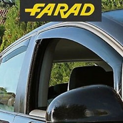 Deflettori d'Aria Farad ( Kit da 4 pz.  2 Ant. / 2 Post. Peugeot Landtrek