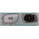 Vetro Specchio Piastra Mercedes Classe E (W211) 2005-2009 Dx