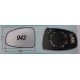 Vetro Specchio con Piastra per Audi A1(2010-2014) Dx